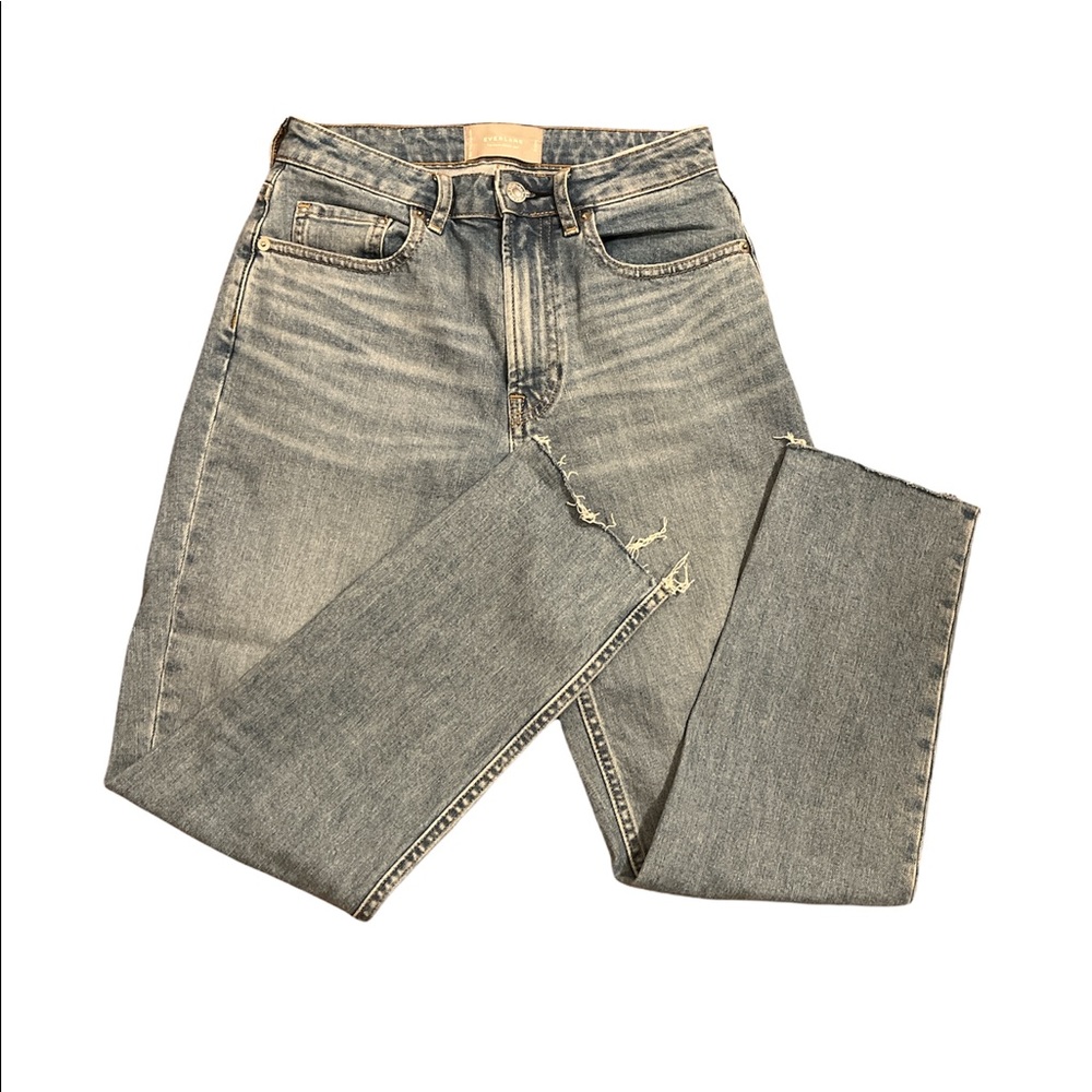 Everlane Light Wash Ankle Crop Jeans